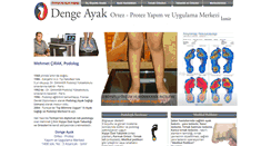 Desktop Screenshot of dengeayak.com